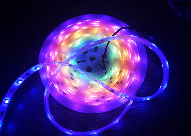 Χαμηλή τάση λουρίδων 180 RGB εύκαμπτων οδηγήσεων βαθμών ελεγχόμενη χωριστά